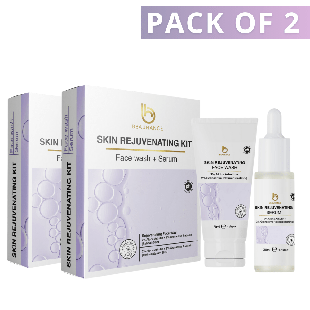 Skin Rejuvenating Kit for Anti Aging Pigmentation Dark Spots Removal Reduces Fine Lines & Wrinkles