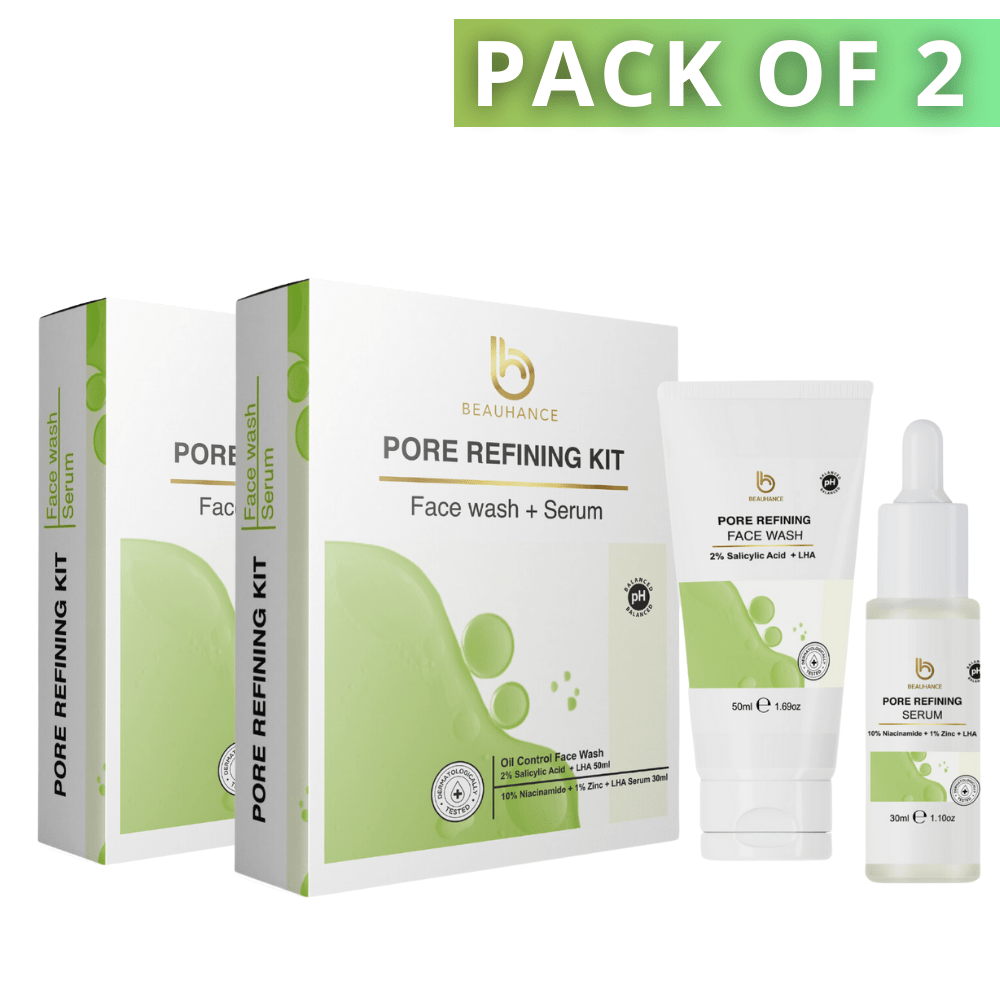 Pore Refining Kit for Dark spots Acne Marks Open Pores Anti Acne Oil Balancing