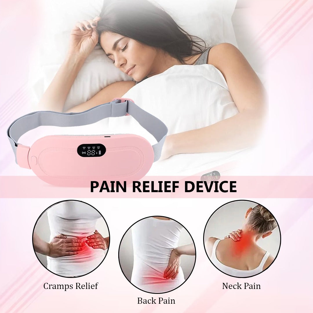 Period Cramp Relief Massager & Heating Pad