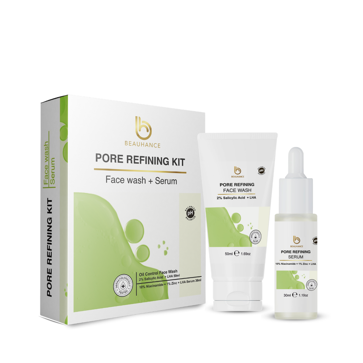 Pore Refining Kit for Dark spots Acne Marks Open Pores Anti Acne Oil Balancing