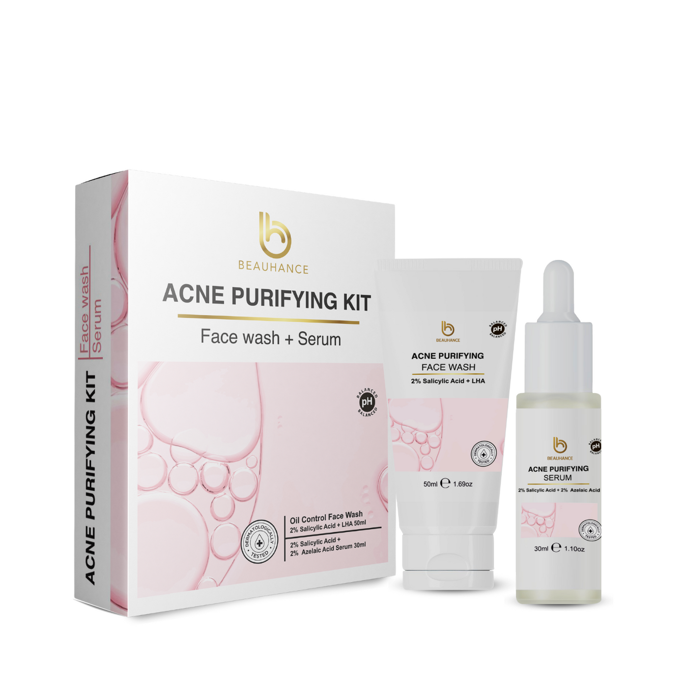 Anti Acne Kit for Active Acne, Pimples - Get Clean & Clear Skin